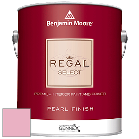 Benjamin Moore 550 Regal Select Waterborne Interior Pearl Finish краска цвет 2087-50 Strawberry Sorbet
