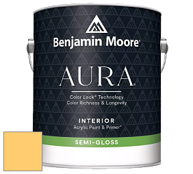 Benjamin Moore Aura 528 Waterborne Interior Semi-gloss Finish краска цвет NCS S 0550-Y10R 