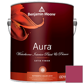 Краска Aura Waterborne Interior Satin Finish (526) цвет 2079-20 Blushing Red