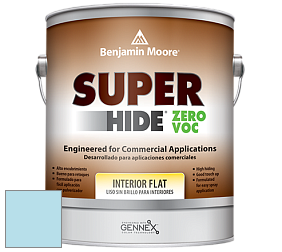 Benjamin Moore 355 Super Hide Zero Voc Interior Flat краска цвет 785 Morning Glory