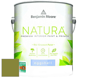 Benjamin Moore 513 Natura Interior Eggshell Finish краска с блеском цвет 2146-10 Dark Celery