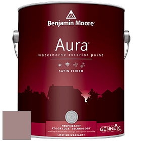 Benjamin Moore Aura 631 Waterborne Exterior Satin Finish краска цвет 1244 Barberry