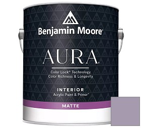 Краска Benjamin Moore Aura Interior Paint - Matte (522) цвет 1383 Iris Bliss