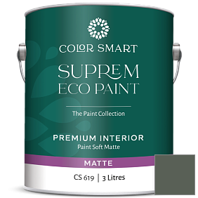 Краска COLOR SMART CS 619 SUPREM ECO PAINT матовая краска цвет 448 Dakota Shadow