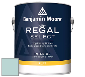 Benjamin Moore 547 Regal Select Waterborne Interior Flat Finish краска цвет 674 Spring Sky