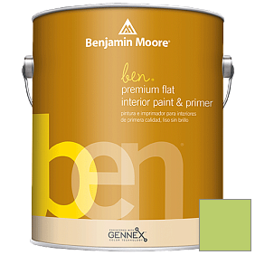 Краска Ben Premium Interior Latex Flat (W625) цвет 418 Willow Springs Green