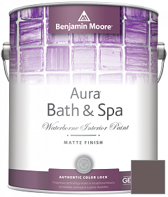 Краска Benjamin Moore Aura Bath & Spa Interior Paint Matte Finish (532) цвет 2114-30 Desert Shadows