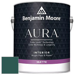 Benjamin Moore Aura 522 Interior Paint - Matte краска цвет 2048-10 Sherwood Forest