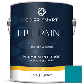 Краска COLOR SMART CS 745 ELIT PAINT глубокоматовая моющаяся краска цвет 762 Pacific Palisades