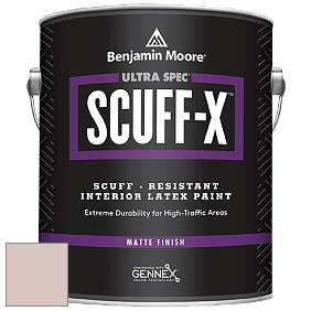 Benjamin Moore 484 Ultra Spec SCUFF-X Interior Matte Finish краска цвет 2098-60 Wisp of Mauve