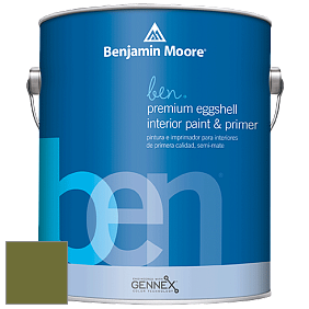 Benjamin Moore Ben W626 Premium Interior Latex Eggshell краска цвет NCS S 4550-G50Y 