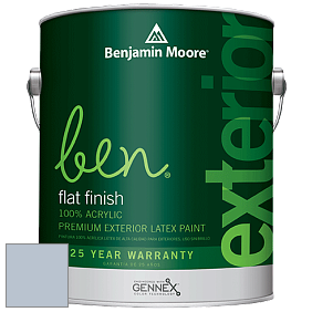 Benjamin Moore Ben 541 Waterborne Exterior Flat Finish краска цвет AF-575 