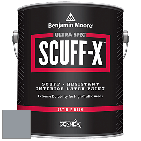 Benjamin Moore 486 Ultra Spec SCUFF-X Interior Satin Finish краска цвет 2126-40 Sweatshirt Gray