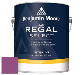 Benjamin Moore 547 Regal Select Waterborne Interior Flat Finish краска цвет 2075-30 Pre-Dawn Sky
