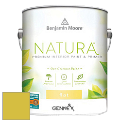 Benjamin Moore 514 Natura Interior Semi-Gloss Finish краска цвет 399 Exotic Lime