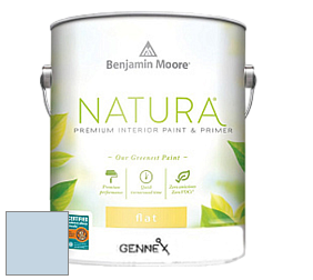 Benjamin Moore 514 Natura Interior Semi-Gloss Finish краска цвет 820 Misty Blue