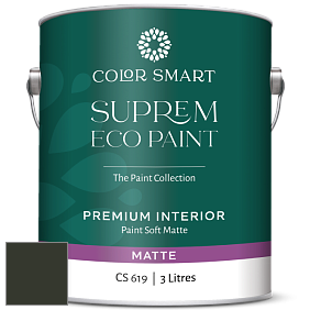 COLOR SMART CS 619 SUPREM ECO PAINT матовая краска цвет RAL 6008 