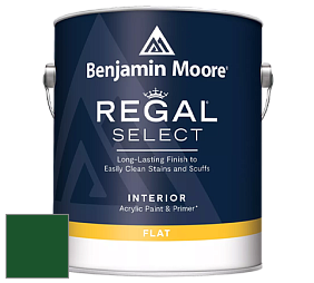Benjamin Moore 547 Regal Select Waterborne Interior Flat Finish краска цвет RAL 6035 