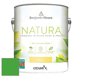Benjamin Moore 514 Natura Interior Semi-Gloss Finish краска цвет RAL 6018 