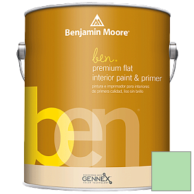 Краска Benjamin Moore Ben W625 Premium Interior Latex Flat краска цвет 2033-50 Bud Green