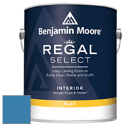 Benjamin Moore 547 Regal Select Waterborne Interior Flat Finish краска цвет NCS S 3050-R90B 