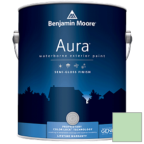 Краска Aura Waterborne Exterior Semi-Gloss Finish (632) цвет 570 Grassy Meadows