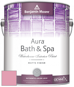 Benjamin Moore Aura 532 Bath & Spa Waterborne Interior Paint Matte Finish краска цвет NCS S 1040-R20B 