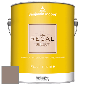Benjamin Moore 547 Regal Select Waterborne Interior Flat Finish краска цвет 2107-40 Driftwood