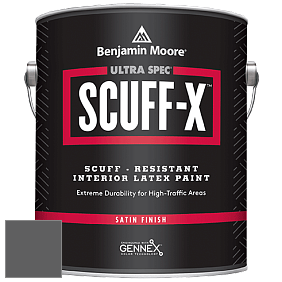 Benjamin Moore 486 Ultra Spec SCUFF-X Interior Satin Finish краска цвет 2121-10 Gray