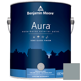 Краска Aura Waterborne Exterior Semi-Gloss Finish (632) цвет 2122-30 Cloudy Sky
