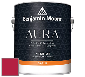 Benjamin Moore Aura 526 Waterborne Interior Satin Finish покрытие цвет RAL 3027 