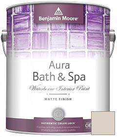 Краска Benjamin Moore Aura Bath & Spa Interior Paint Matte Finish (532) цвет 1521 Nature's Essentials