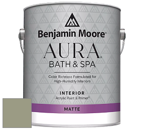 Benjamin Moore Aura 532 Bath & Spa Waterborne Interior Paint Matte Finish краска цвет HC-113 BM HC-113