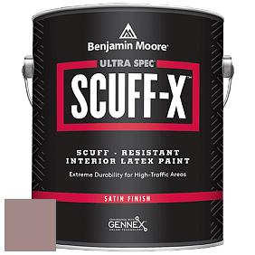 Benjamin Moore 486 Ultra Spec SCUFF-X Interior Satin Finish краска цвет 1244 Barberry