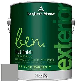Benjamin Moore Ben 541 Waterborne Exterior Flat Finish краска цвет AF-700 