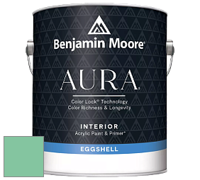 Benjamin Moore Aura 524 Waterborne Interior Eggshell Finish краска цвет 579 Cliffside Park