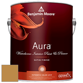 Benjamin Moore Aura 526 Waterborne Interior Satin Finish покрытие цвет NCS S 3050-Y10R 