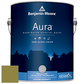 Benjamin Moore Aura 632 Waterborne Exterior Semi-Gloss Finish краска цвет 2147-10 Oregano