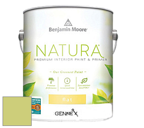 Benjamin Moore 514 Natura Interior Semi-Gloss Finish краска цвет NCS S 1040-G60Y 