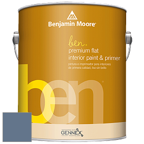 Benjamin Moore Ben W625 Premium Interior Latex Flat краска цвет NCS S 5020-R80B 