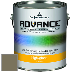 Benjamin Moore 794 Advance Interior Paint-High Gloss глянцевая алкидная эмаль цвет 2142-30 Mountain Moss