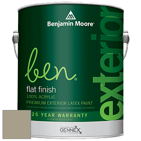 Benjamin Moore Ben 541 Waterborne Exterior Flat Finish краска цвет AF-395 