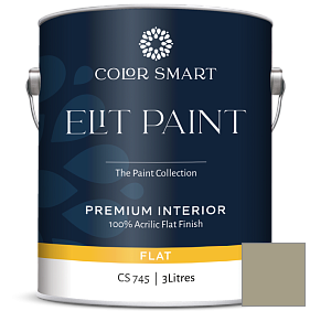Краска COLOR SMART CS 745 ELIT PAINT глубокоматовая моющаяся краска цвет 509 Cypress Green