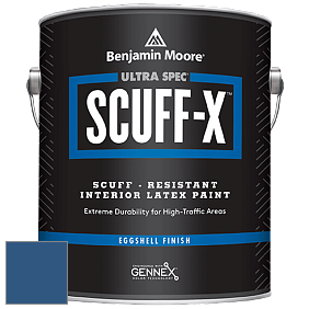 Benjamin Moore 485 Ultra Spec SCUFF-X Interior Eggshell Finish краска цвет 2064-20 Patriot Blue