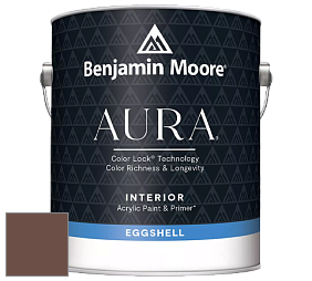 Benjamin Moore Aura 524 Waterborne Interior Eggshell Finish краска цвет 2098-20 Roasted Coffee Beans