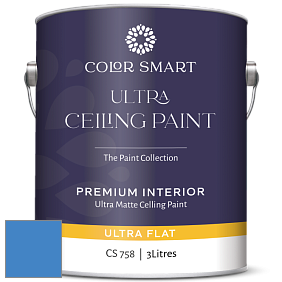 COLOR SMART CS 758 ULTRA CEILING PAINT ультраматовая краска цвет NCS S 2060-R80B 