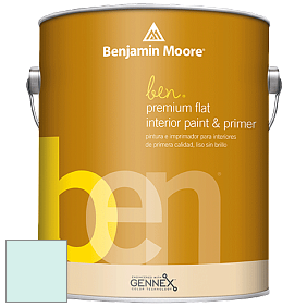 Benjamin Moore Ben W625 Premium Interior Latex Flat краска цвет 2048-70 Barely Teal