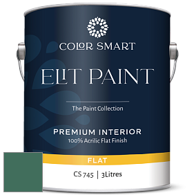 COLOR SMART CS 745 ELIT PAINT глубокоматовая моющаяся краска цвет 595 Deep Jungle
