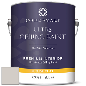 COLOR SMART CS 758 ULTRA CEILING PAINT ультраматовая краска цвет 2111-60 Barren Plain