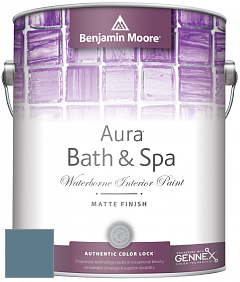 Benjamin Moore Aura 532 Bath & Spa Waterborne Interior Paint Matte Finish краска цвет AF-520 